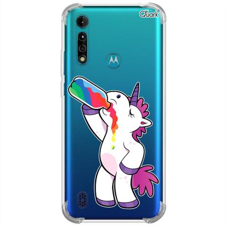 Capa p/ moto g8 power lite (0512) bebendo arco íris - Quarkcase - Capinha  de Celular - Magazine Luiza