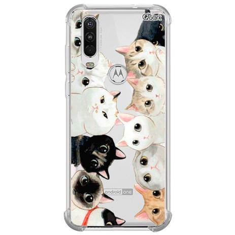 Capa p/ moto one action (1531) gatos fofos - QuarkCase - Capinha de Celular  - Magazine Luiza