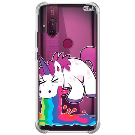 Capa p/ motorola moto one hyper (0513) vomitando arco íris - Quarkcase -  Capinha de Celular - Magazine Luiza