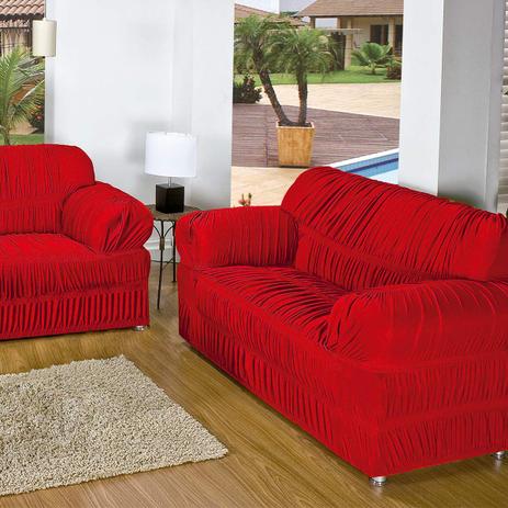 Capa P/ Sofa Roma 1, 2 E 3 Lugares Vermelho Malha Elasticada 03 Peças 21 Elasticos - Dourados enxovais Menor preço em Capa P/ Sofa Roma 1, 2 E 3 Lugares Vermelho Malha Elasticada 03 Peças 21 Elasticos - Dourados enxovais