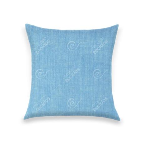 Capa para Almofada em Tecido Jacquard Estampado Liso Azul Turquesa Menor preço em Capa para Almofada em Tecido Jacquard Estampado Liso Azul Turquesa