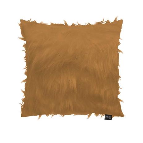 Capa para Almofada Tecido Pelúcia Caramelo Pelo Alto - DRossi Menor preço em Capa para Almofada Tecido Pelúcia Caramelo Pelo Alto - DRossi