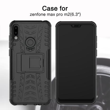 Capa Para Asus Zenfone Max Pro M2 Anti Impacto Hybrid + Película De Vidro 5d 9h - Preta - M4 Menor preço em Capa Para Asus Zenfone Max Pro M2 Anti Impacto Hybrid + Película De Vidro 5d 9h - Preta - M4