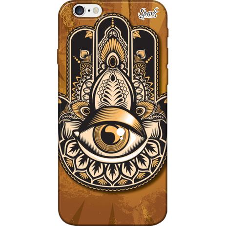 Capa para Celular Motorola Moto Z2 Play - Spark Cases - Hamsa Marrom Menor preço em Capa para Celular Motorola Moto Z2 Play - Spark Cases - Hamsa Marrom