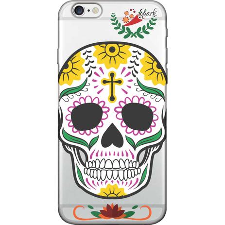 Capa para Celular Samsung J2 Prime - Spark Cases - Caveira Florida Amarela Menor preço em Capa para Celular Samsung J2 Prime - Spark Cases - Caveira Florida Amarela