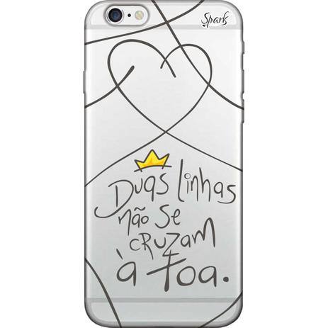 Capa para Celular Samsung S7 - Spark Cases - Duas Linhas Não Se Cruzam a Toa Menor preço em Capa para Celular Samsung S7 - Spark Cases - Duas Linhas Não Se Cruzam a Toa