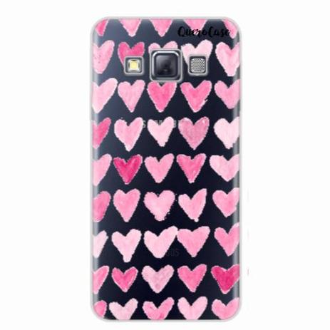 Capa para Galaxy A3 Coração 07 - Quero case Menor preço em Capa para Galaxy A3 Coração 07 - Quero case