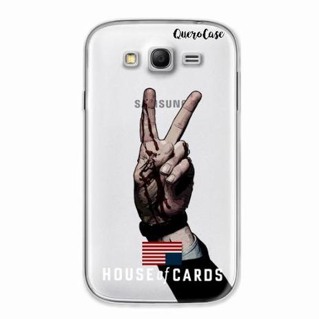 Capa para Galaxy Gran Neo Duos House Of Cards Vitória - Quero case Menor preço em Capa para Galaxy Gran Neo Duos House Of Cards Vitória - Quero case