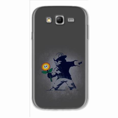 Capa para Galaxy Grand 2 Duos TV Banksy Super Mario - Quero case Menor preço em Capa para Galaxy Grand 2 Duos TV Banksy Super Mario - Quero case