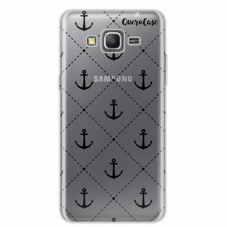 Capa para Galaxy Grand Prime Âncoras Transparente - Quero case Menor preço em Capa para Galaxy Grand Prime Âncoras Transparente - Quero case