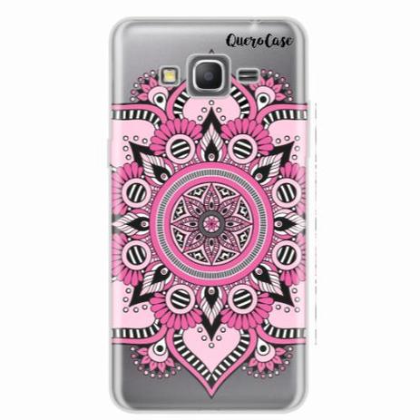 Menor preço em Capa para Galaxy Grand Prime Mandala Rosa - Quero case