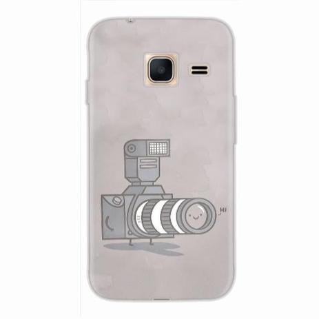 Capa para Galaxy J1 Mini Câmera Toon - Quero case Menor preço em Capa para Galaxy J1 Mini Câmera Toon - Quero case