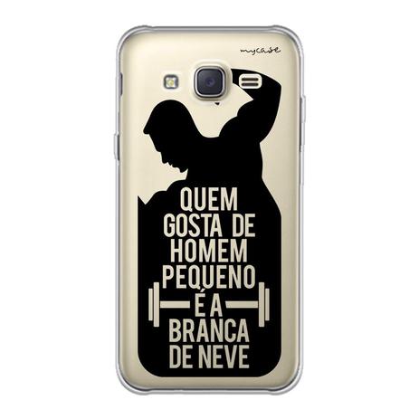 Capa para Galaxy J2 - Mycase Quem gosta de homem pequeno é a branca de  neve. - Capinha de Celular - Magazine Luiza