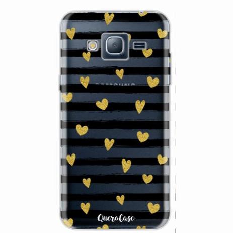 Capa para Galaxy J3 2016 Corações e Listras 01 - Quero case é boa?