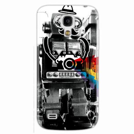 Capa para Galaxy S4 Mini Câmera Robot - Quero case Menor preço em Capa para Galaxy S4 Mini Câmera Robot - Quero case