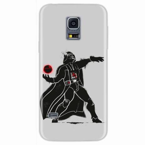 Capa para Galaxy S5 Mini Banksy Darth Vader - Quero case Menor preço em Capa para Galaxy S5 Mini Banksy Darth Vader - Quero case