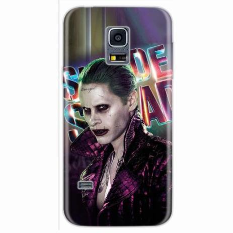 Capa para Galaxy S5 Mini Coringa Esquadrão Suicida - Quero case Menor preço em Capa para Galaxy S5 Mini Coringa Esquadrão Suicida - Quero case