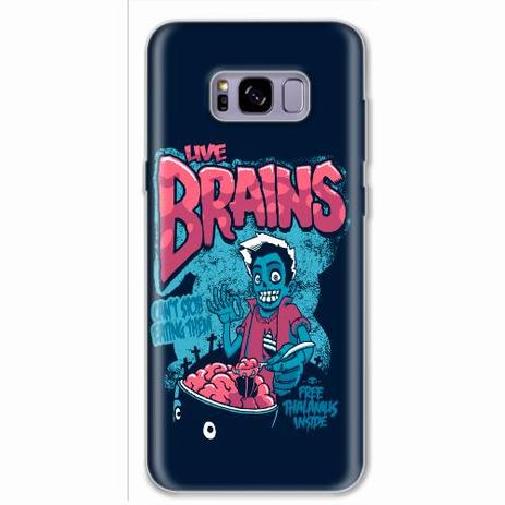 Capa para Galaxy S8 Plus Cereal Zumbi - Quero case Menor preço em Capa para Galaxy S8 Plus Cereal Zumbi - Quero case
