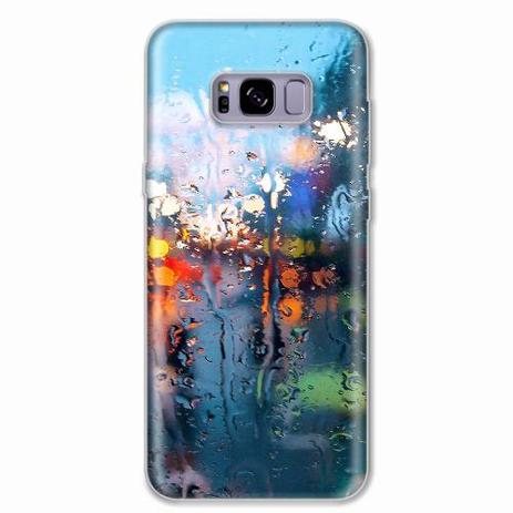 Capa para Galaxy S8 Plus Chuva na Janela - Quero case Menor preço em Capa para Galaxy S8 Plus Chuva na Janela - Quero case