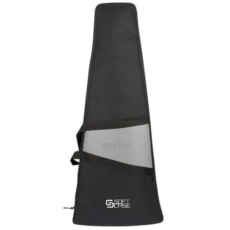 Capa para Guitarra Start Preta/Cinza - Soft Case Menor preço em Capa para Guitarra Start Preta/Cinza - Soft Case