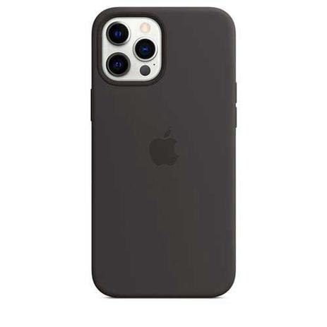 Capa para iPhone 12 Pro Max em Silicone Preta - Apple - MHLG3ZEA - Capinha  de Celular - Magazine Luiza
