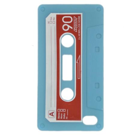 Capa para Iphone 4 e 4S Fita Cassete CB02 Azul - Unik Menor preço em Capa para Iphone 4 e 4S Fita Cassete CB02 Azul - Unik