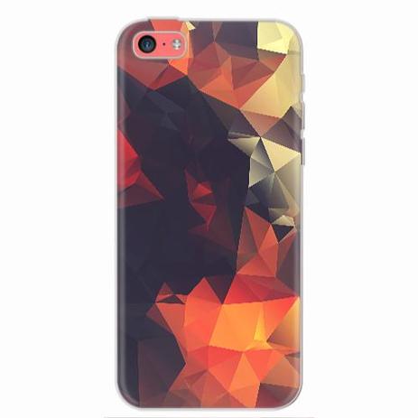 Capa para iPhone 5C Polígonos Abstratos 01 - Quero case Menor preço em Capa para iPhone 5C Polígonos Abstratos 01 - Quero case