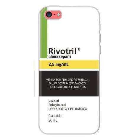 Capa para iPhone 5C Rivotril - Quero case Menor preço em Capa para iPhone 5C Rivotril - Quero case