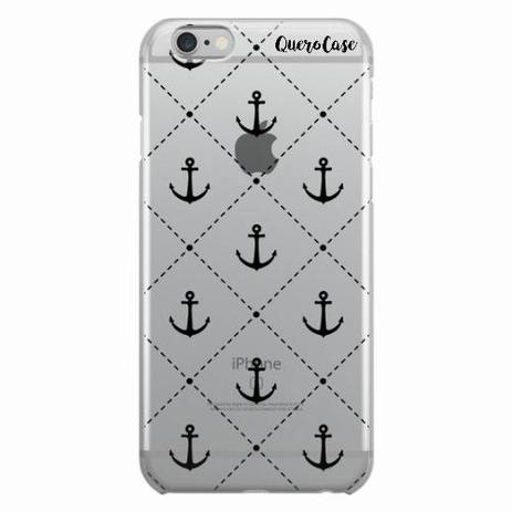 Capa para iPhone 6/6S Âncoras Transparente - Quero case Menor preço em Capa para iPhone 6/6S Âncoras Transparente - Quero case