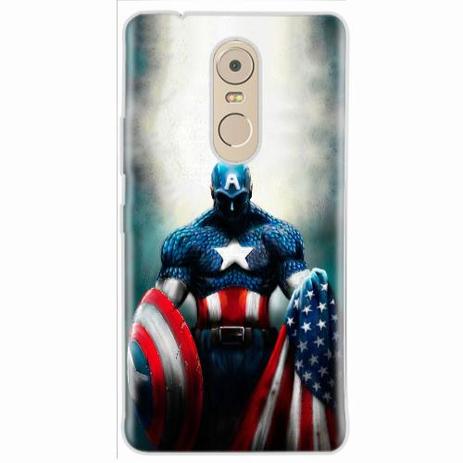 Capa para Lenovo Vibe K6 Plus Capitão América 03 - Quero case Menor preço em Capa para Lenovo Vibe K6 Plus Capitão América 03 - Quero case