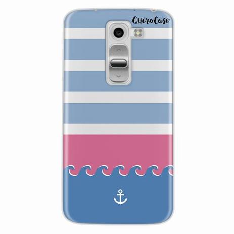 Capa para LG G2 Mini Listras e Âncora - Quero case Menor preço em Capa para LG G2 Mini Listras e Âncora - Quero case