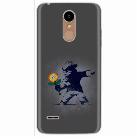 Capa para LG K8 2017 Banksy Super Mario - Quero case Menor preço em Capa para LG K8 2017 Banksy Super Mario - Quero case