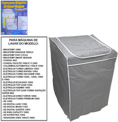 Capa para Máquina de Lavar Roupa Flanelada Tam G 97cm x 69cm x 64cm - Perfetto é boa?
