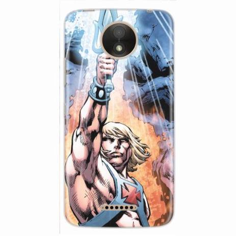 Capa para Moto C Plus He Man 01 - Quero case Menor preço em Capa para Moto C Plus He Man 01 - Quero case
