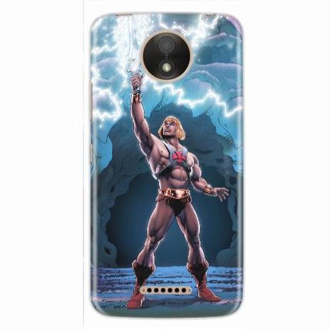 Capa para Moto C Plus He Man 02 - Quero case Menor preço em Capa para Moto C Plus He Man 02 - Quero case