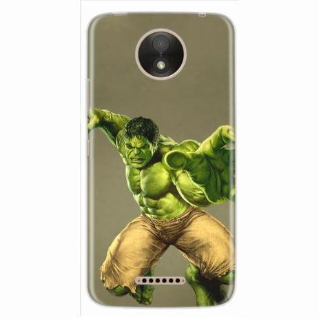 Capa para Moto C Plus Hulk 02 - Quero case Menor preço em Capa para Moto C Plus Hulk 02 - Quero case