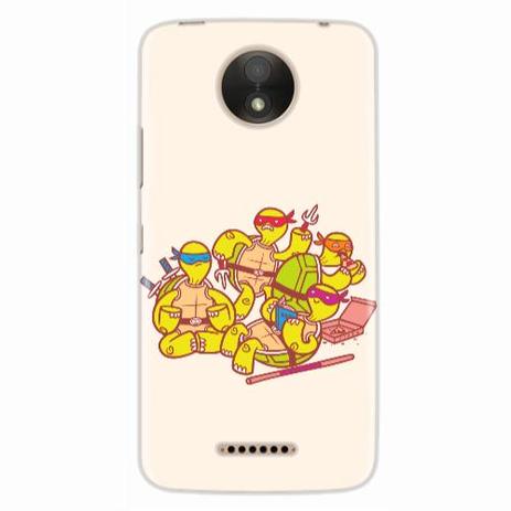 Capa para Moto C Plus Tartarugas Ninja 02 - Quero case Menor preço em Capa para Moto C Plus Tartarugas Ninja 02 - Quero case