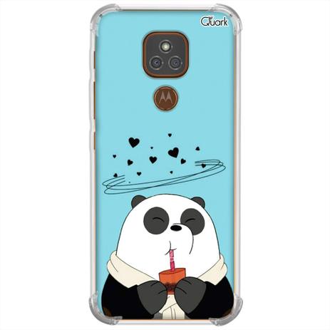 Capa para moto e7 plus (1593) skin panda - QuarkCase - Capinha de Celular -  Magazine Luiza