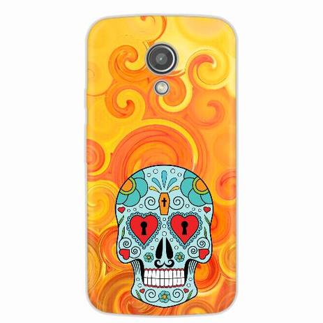 Capa para Moto G2 Caveira Mexicana 03 - Quero case Menor preço em Capa para Moto G2 Caveira Mexicana 03 - Quero case