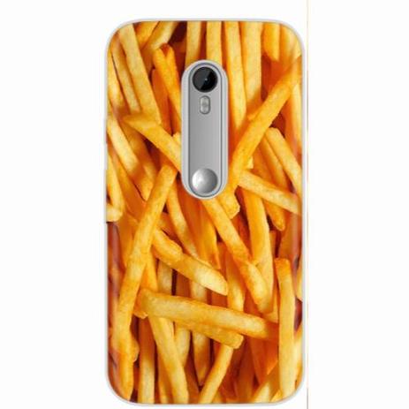 Capa para Moto G3 Batata Frita 01 - Quero case Menor preço em Capa para Moto G3 Batata Frita 01 - Quero case