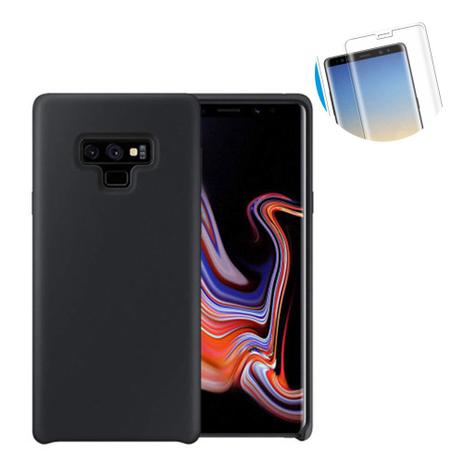 Capa para Note 9 Silicone Cover Preto Com Película Protetora Especial Premium - Samsung Menor preço em Capa para Note 9 Silicone Cover Preto Com Película Protetora Especial Premium - Samsung