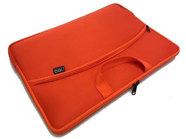 orange laptop bolsa