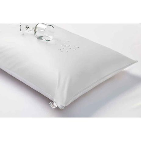 CAPA PARA TRAVESSEIRO IMPERMEAVEL 233 FIOS COM ZÍPER BRANCO 50X70CM - Plumasul Menor preço em CAPA PARA TRAVESSEIRO IMPERMEAVEL 233 FIOS COM ZÍPER BRANCO 50X70CM - Plumasul