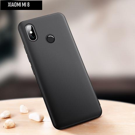 Capa Para Xiaomi Mi 8 Ultra Slim Soft case - Preto Fosco - M5 Menor preço em Capa Para Xiaomi Mi 8 Ultra Slim Soft case - Preto Fosco - M5