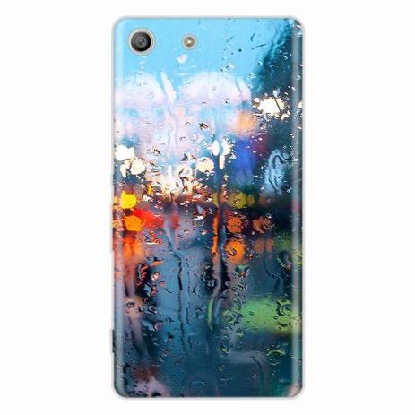 Capa para Xperia M5 Chuva na Janela - Quero case Menor preço em Capa para Xperia M5 Chuva na Janela - Quero case