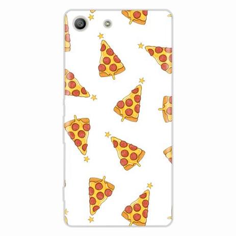 Capa para Xperia M5 Pizza 03 - Quero case Menor preço em Capa para Xperia M5 Pizza 03 - Quero case