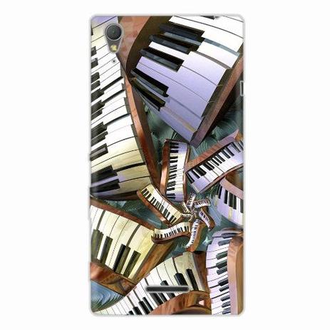 Capa para Xperia T3 Piano Art 01 - Quero case Menor preço em Capa para Xperia T3 Piano Art 01 - Quero case
