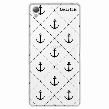 Capa para Xperia Z2 Âncoras Transparente - Quero case Menor preço em Capa para Xperia Z2 Âncoras Transparente - Quero case