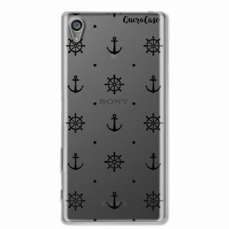 Capa para Xperia Z5 5.2 Âncoras e Manches Transparente - Quero case Menor preço em Capa para Xperia Z5 5.2 Âncoras e Manches Transparente - Quero case