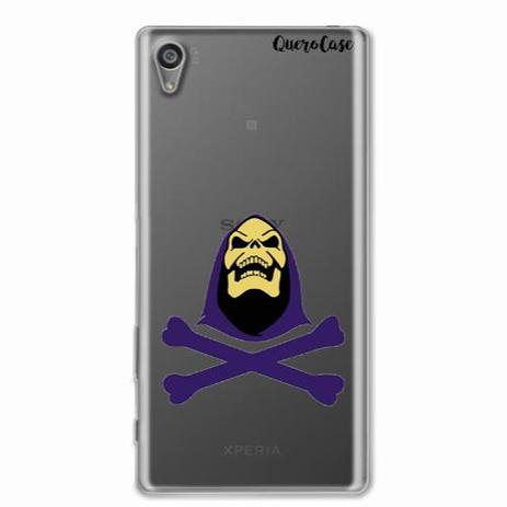 Capa para Xperia Z5 5.2 Caveira Esqueleto Transparente - Quero case Menor preço em Capa para Xperia Z5 5.2 Caveira Esqueleto Transparente - Quero case